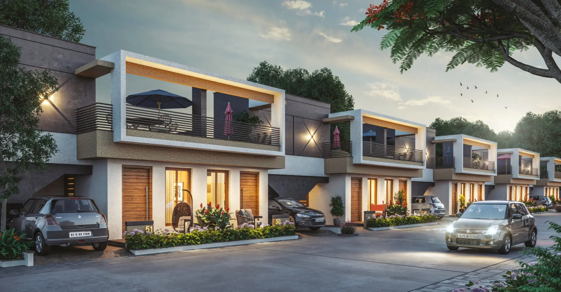 SAMARTHYA FLORENCIA – 3D ELEVATION