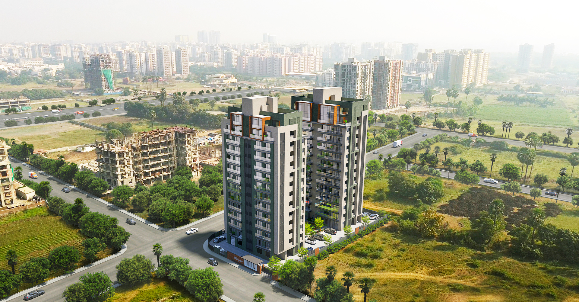 SAMARTHYA HEIGHTS - 3 BHK