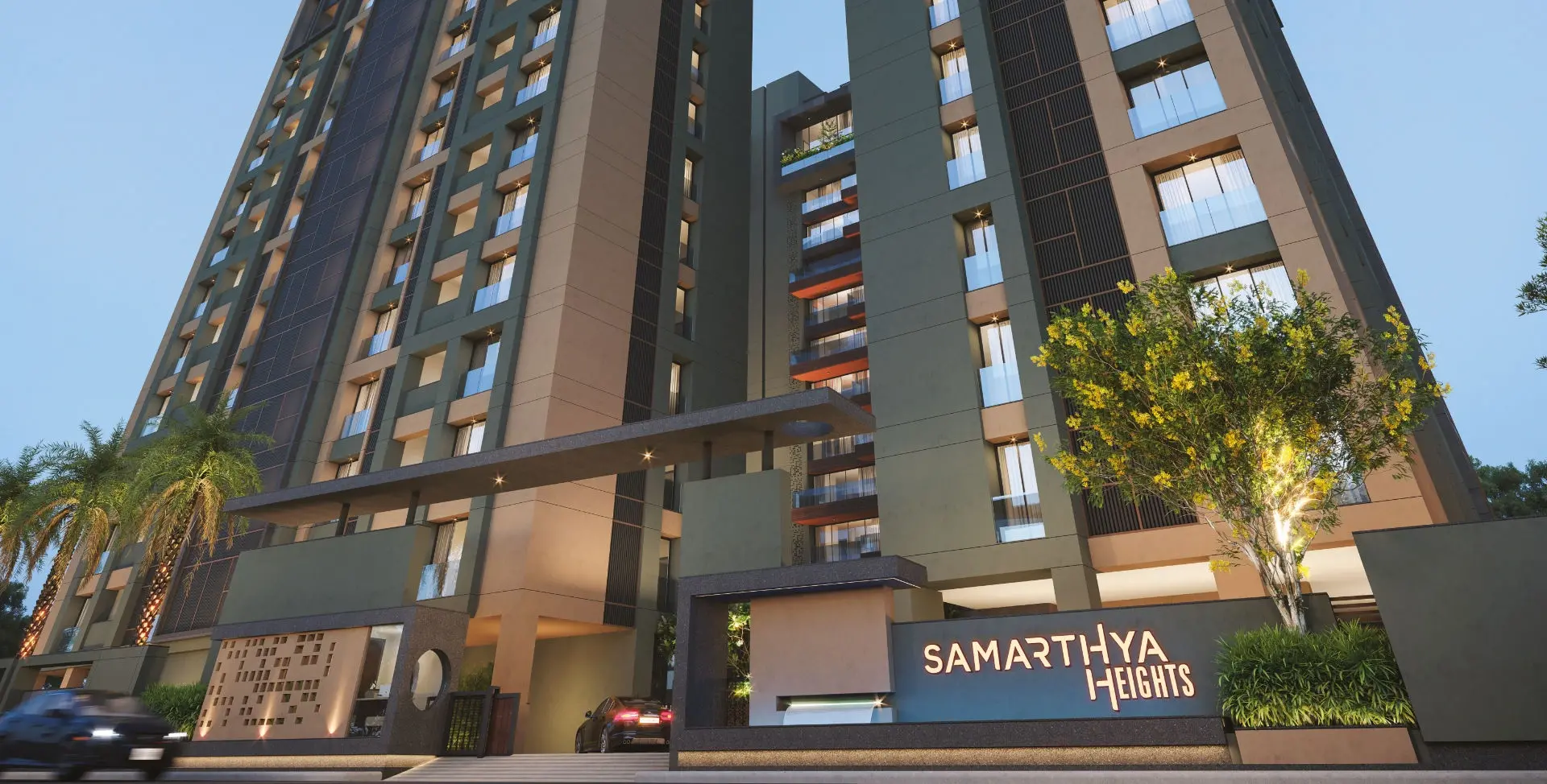 Samarthya Heights - 3 & 4 BHK Lavish Living - Behind Pal lake Garden, Surat