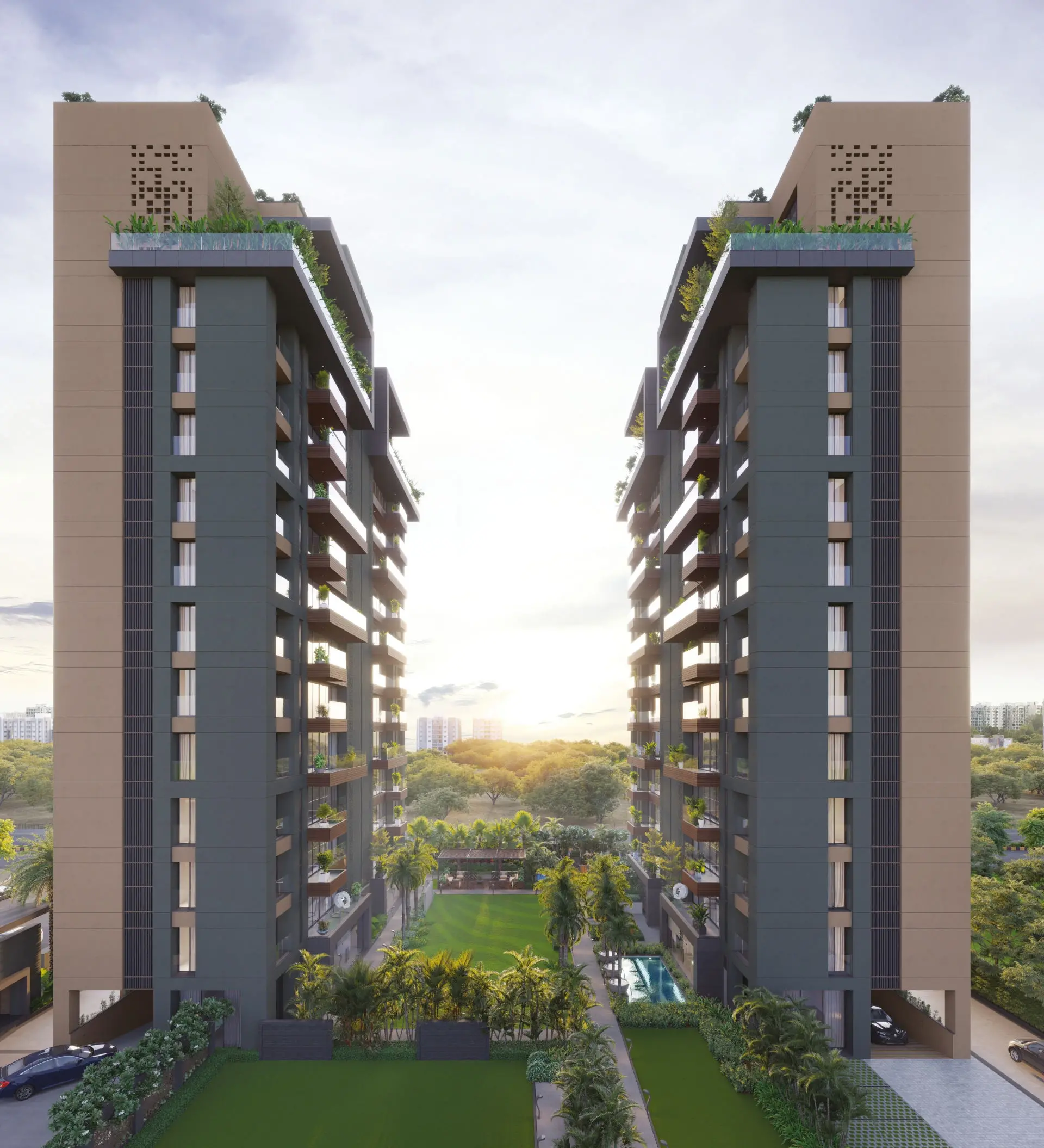 SAMARTHYA SALISTER – 3D ELEVATION