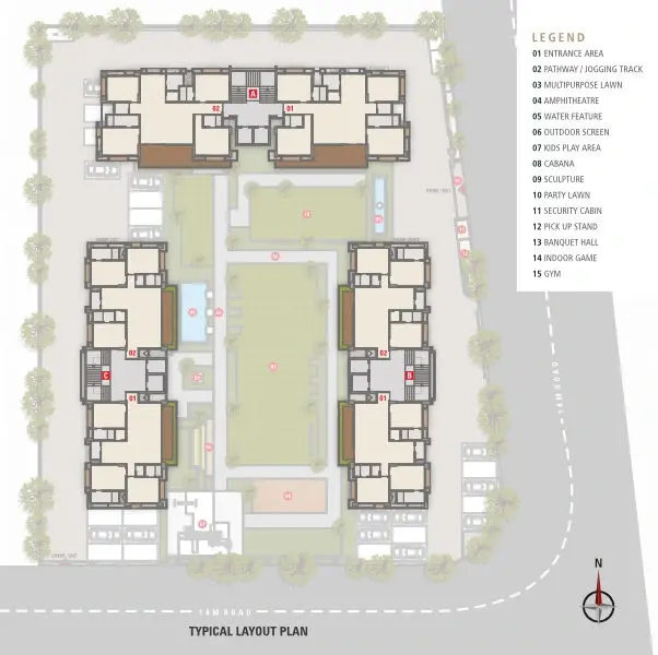 Samarthya Heights – Typical Layout Plan