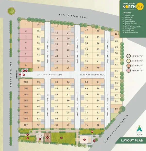 Samarthya North Ville – Layout Plan